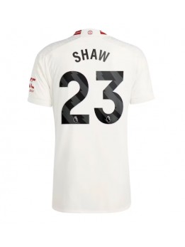 Moški Nogometna dresi replika Manchester United Luke Shaw #23 Tretji 2023-24 Kratek rokav